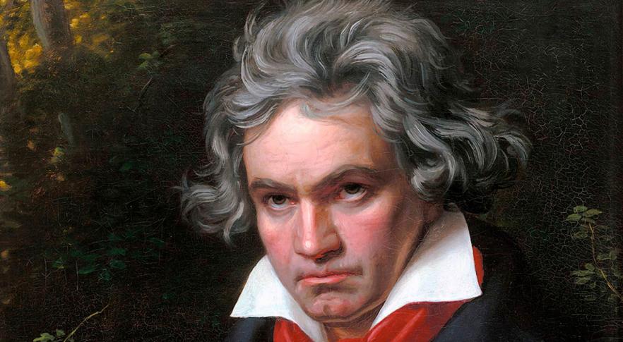 Retrato de Ludwig Van Beethoven